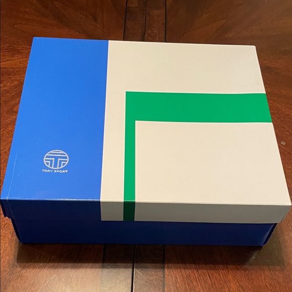 Tory Burch bright navy/Snow White duck boot. Size 8 NWT IOB - Picture 5 of 5